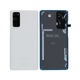 Samsung G780 / G781 Galaxy S20 FE 4G / 5G Rückseite Akkudeckel (Cloud White) (gebraucht grade C, original)