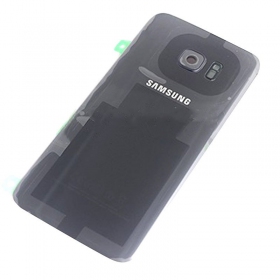 Samsung G935F Galaxy S7 Edge Rückseite Akkudeckel (Schwarz) (gebraucht grade B, original)