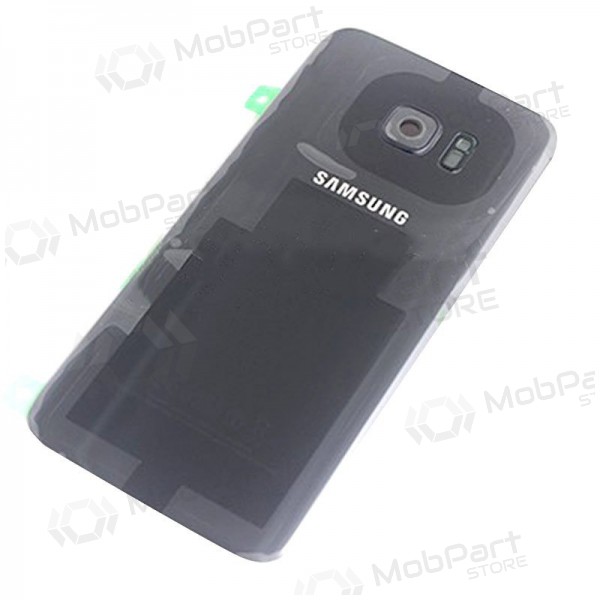 Samsung G935F Galaxy S7 Edge Rückseite Akkudeckel (Schwarz) (gebraucht grade A, original)