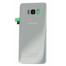 Samsung G950F Galaxy S8 Rückseite Akkudeckel Silbrig (Arctic silver) (gebraucht grade A, original)