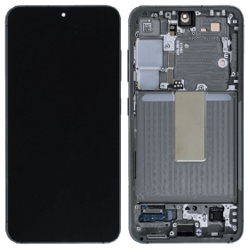 Samsung Galaxy S23 Display (Grün) (mit Rahmen) (original)