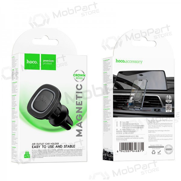 Halterung für Autotelefon Hoco H72 (air vent) Schwarz