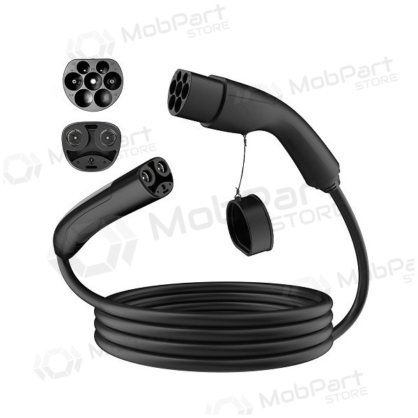Elektromobilio Ladekabel Tesla NACS - Type 2, 32A, 7.2kW, 1-fazė, 5m