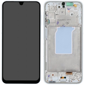 Samsung Galaxy A26 5G Display (Weiß) (mit Rahmen) (original)