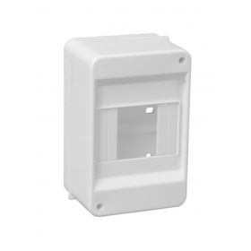 Pawbol 4 mod. virštinkinis skydelis C.2062 (be durelių, su įžeminimo gnybtais, Weiß)