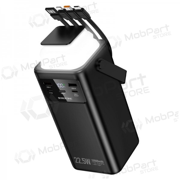 externe Batterie Power Bank Borofone BJ65A 22.5W 50000mAh Schwarz