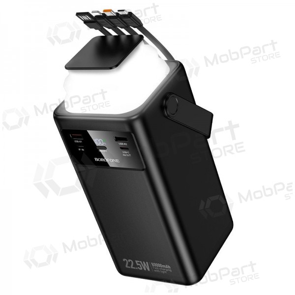 externe Batterie Power Bank Borofone BJ65B 22.5W 80000mAh Schwarz