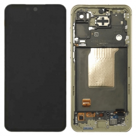 Samsung Galaxy A55 Display (Awesome Lemon) (mit Rahmen) (original)