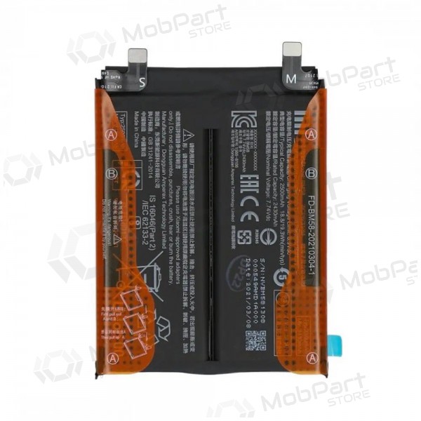 Xiaomi 11T Pro 5G Batterie, akumuliatorius (BM58) (original)
