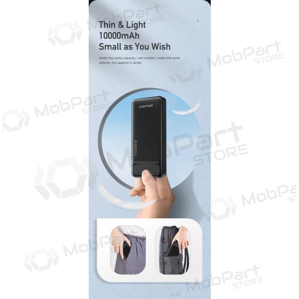 externe Batterie Power Bank Awei P5K 5V/2.1A 10000mAh Schwarz
