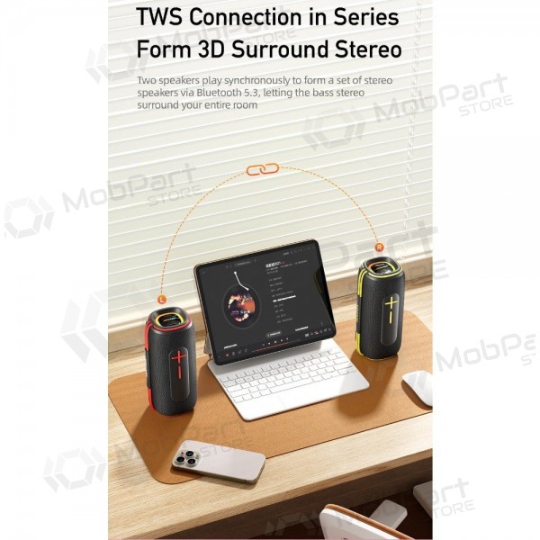 Bluetooth tragbarer Lautsprecher Awei KA5 20W Schwarz