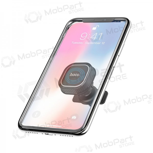 Automobilinis Universal telefono laikiklis Hoco CA52 attaches to ventilation grilles, magnetic, Schwarz-Grau
