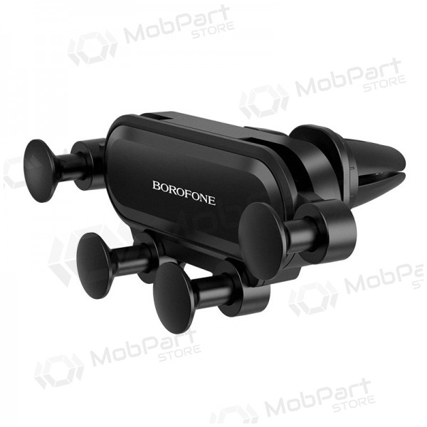 Automobilinis Universal telefono laikiklis Borofone BH19 mounted on ventilation grilles, Schwarz