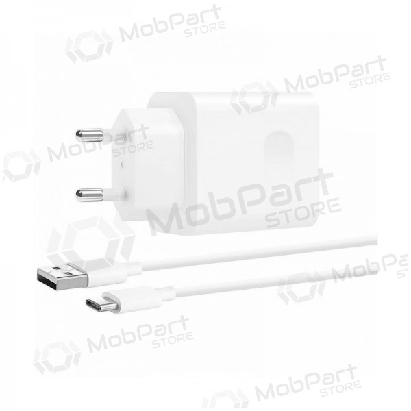Ladegerät original Huawei CP404B SuperCharge 22.5W + Kabel Type-C 1m im Paket Weiß