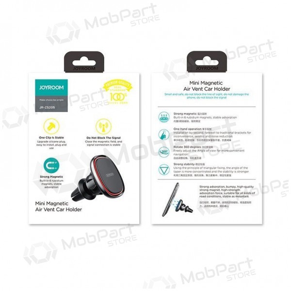 Halterung für Autotelefon Joyroom JR-ZS205 (dashboard) magnetic Schwarz