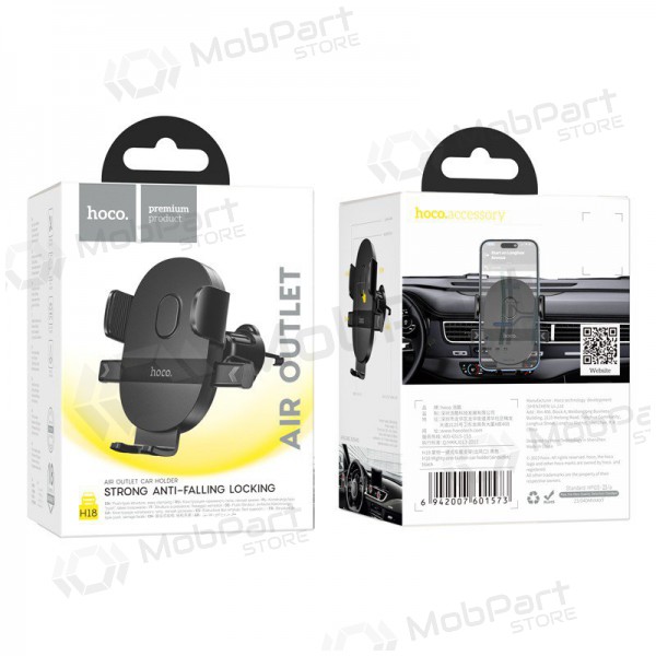 Halterung für Autotelefon Hoco H18 Schwarz