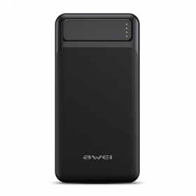 externe Batterie Power Bank Awei P6K 5V/2.1A 20000mAh Schwarz