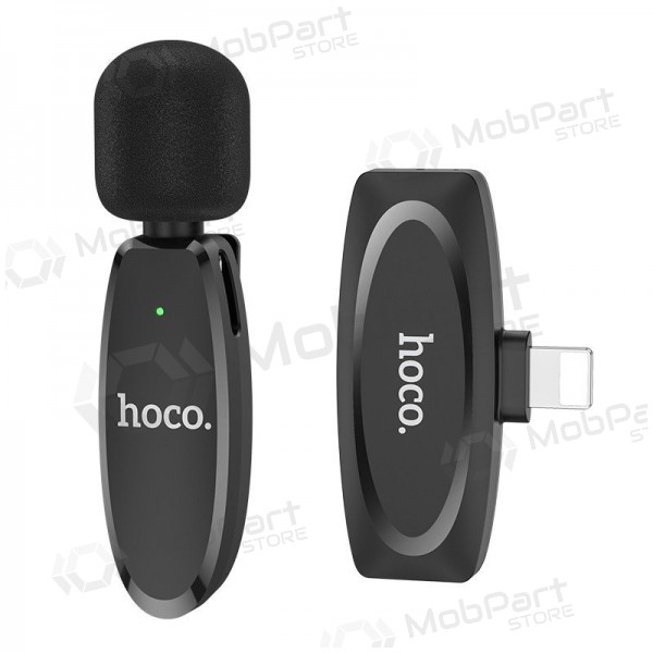 Mikrofon Hoco L15 Lightning Schwarz
