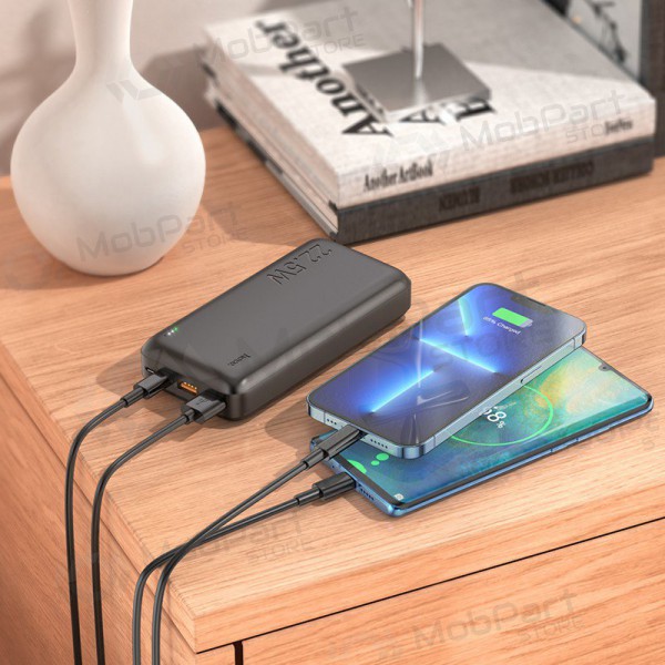externe Batterie Power Bank Hoco J101A PD 20W+Quick Charge 3.0 22.5W 20000mAh Schwarz