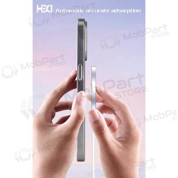 Handyhülle HDD Electro MagSafe Case Apple iPhone 17 Pro Max Grau