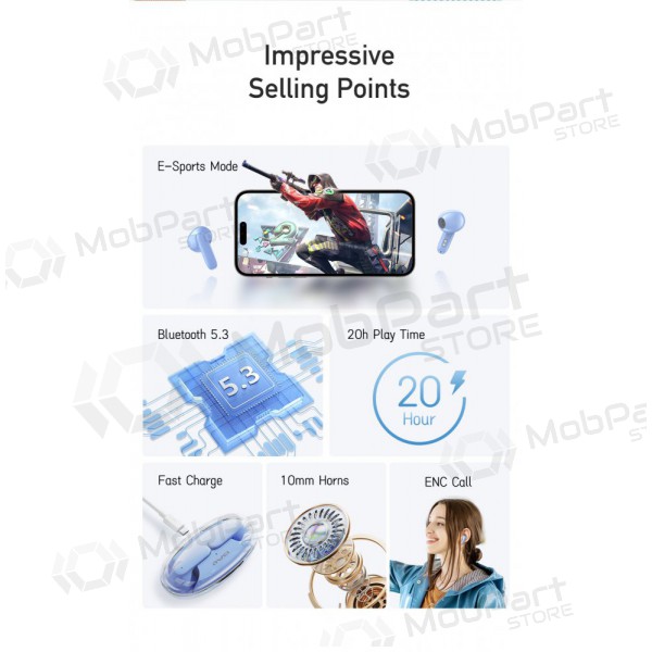 Kabelloss ausinės Awei T68