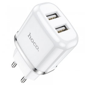Hoco N4 Doppel-USB Ladegerät 2.4A weiß