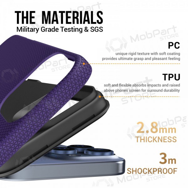 Apple iPhone 15 Pro Max Handyhülle „Perfectionists“ (Violett)