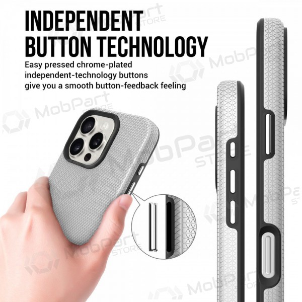 Apple iPhone 15 Pro Max Handyhülle „Perfectionists“ (Silbrig)