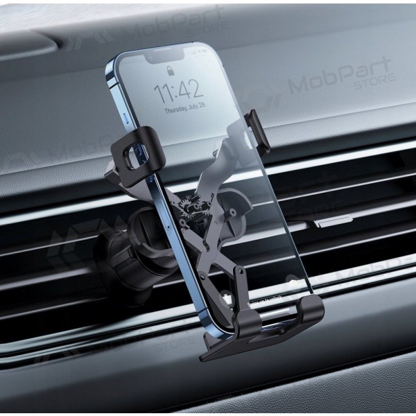 Halterung für Autotelefon Baseus mounted on ventilation grilles, magnetic, Schwarz SUWX010001