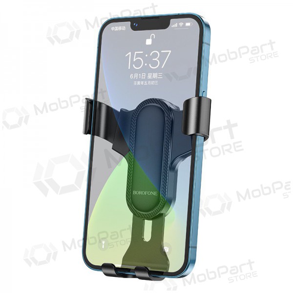 Automobilinis Universal telefono laikiklis Borofone BH74 mounted on ventilation grilles, Schwarz