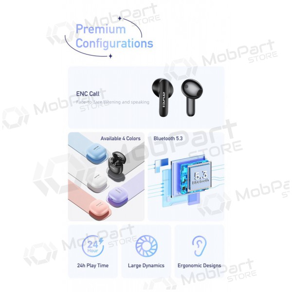 Kabelloss ausinės Awei T68