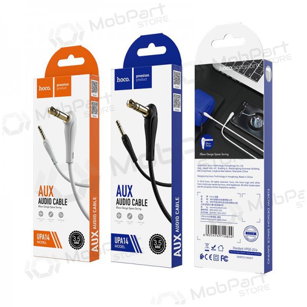 Audio Adapter Hoco UPA14 AUX 3,5mm į 3,5mm (Schwarz)
