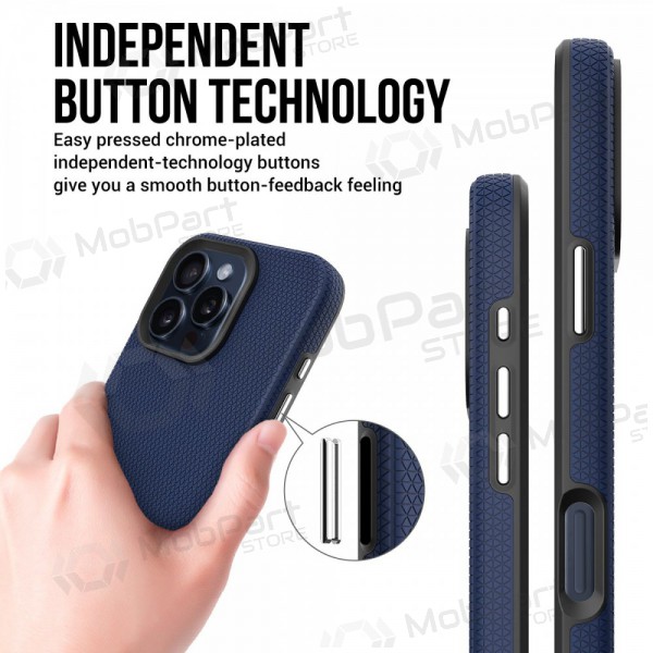 Apple iPhone 15 Handyhülle „Perfectionists“ (Dunkelblau)
