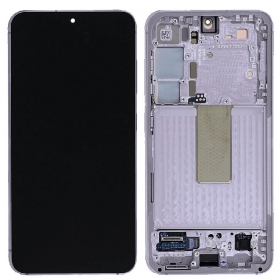 Samsung Galaxy S23 Display (levandos) (mit Rahmen) (original)