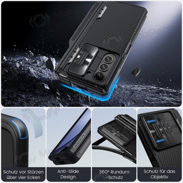 Samsung Galaxy Z Fold4 Handyhülle „Nillkin CamShield Pro“ (Schwarz) Samsung Galaxy Z Fold4 Handyhülle „Nillkin CamShield Pro“ (Schwarz)
