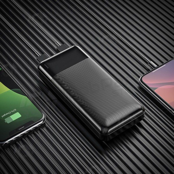 externe Batterie Power Bank Hoco J72A 20000mAh Schwarz