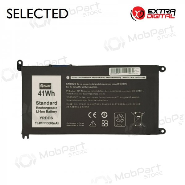 DELL YRDD6, 3600mAh Laptop-Batterie / Akku, Selected DELL YRDD6, 3600mAh Laptop-Batterie / Akku, Selected