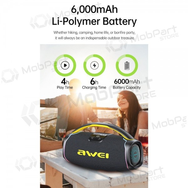 Bluetooth tragbarer Lautsprecher Awei KA16 60W Schwarz