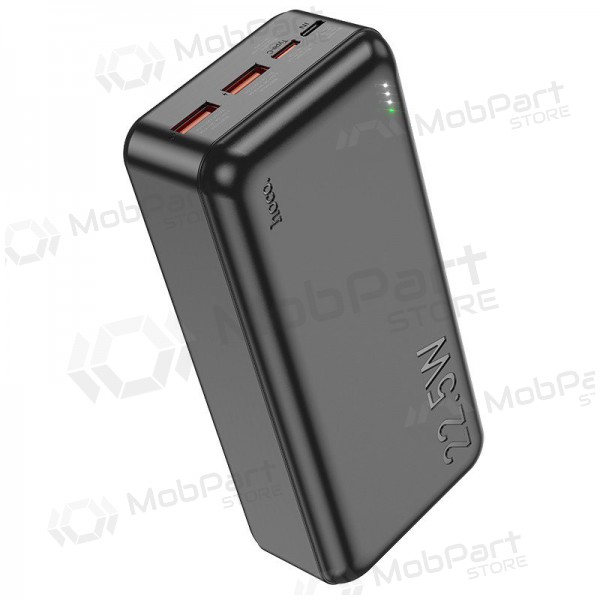 externe Batterie Power Bank Hoco J101B PD 20W+Quick Charge 3.0 22.5W 30000mAh Schwarz