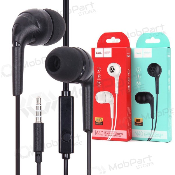 Freisprecheinrichtung Hoco M40 3,5mm (Schwarz)
