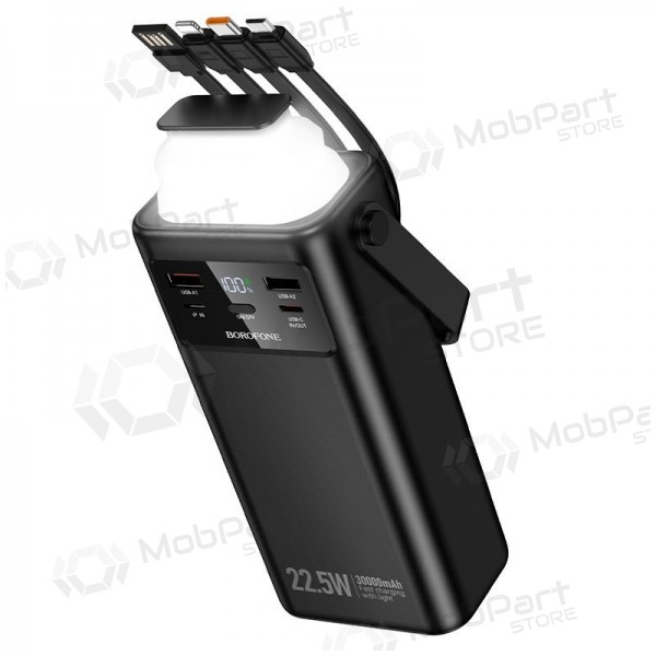 externe Batterie Power Bank Borofone BJ65 22.5W 30000mAh Schwarz