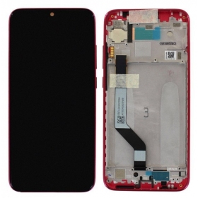 Xiaomi Redmi Note 7 Display (Rot) (mit Rahmen) (original)