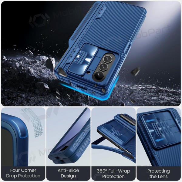 Samsung  Galaxy Z Fold4 Handyhülle „Nillkin CamShield Pro“ (Blau)
