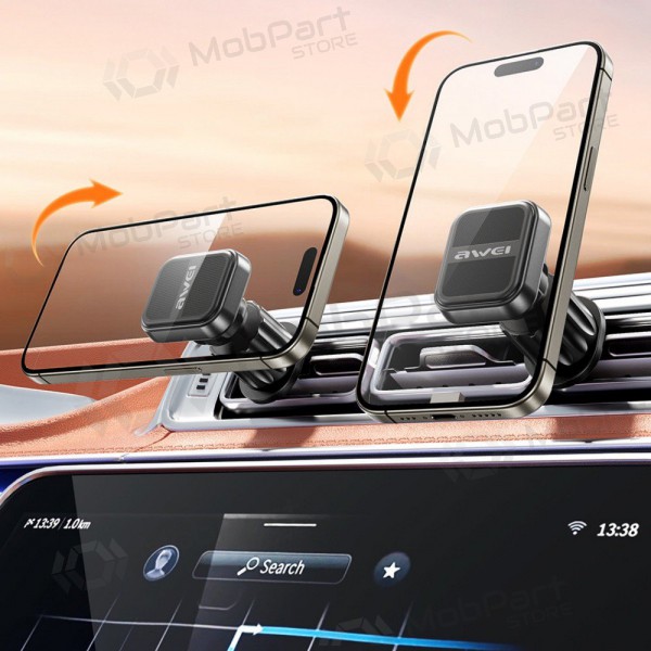 Halterung für Autotelefon Awei X52 Magnetic (air vent) Schwarz