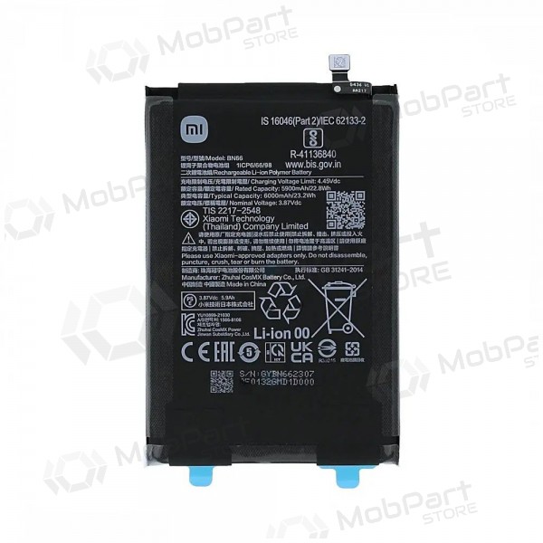 Xiaomi Poco C40 Batterie, akumuliatorius (BN66) (original)