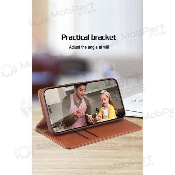 Handyhülle HDD Magnetic Wallet Case Samsung G991 S21 5G Violett