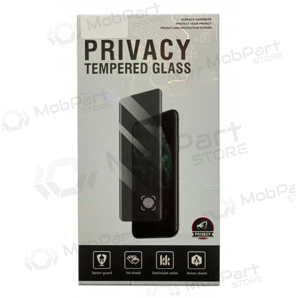 LCD apsauginis stikliukas Full Privacy Apple iPhone 16 Plus Schwarz