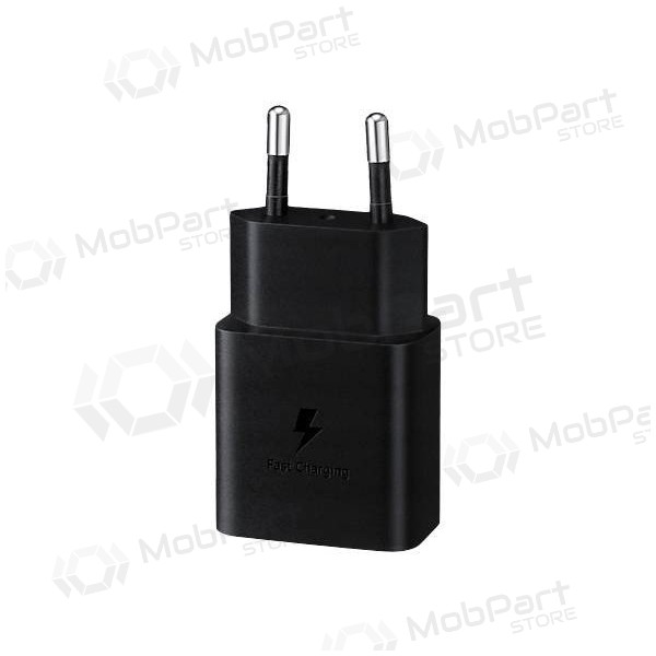 Ladegerät original Samsung EP-T1510XBEGEU 15W + Kabel Type-C 1m im Paket Schwarz