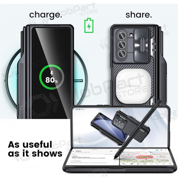 Samsung Galaxy Z Fold4 Handyhülle „Nillkin CamShield Pro“ (Schwarz) Samsung Galaxy Z Fold4 Handyhülle „Nillkin CamShield Pro“ (Schwarz)