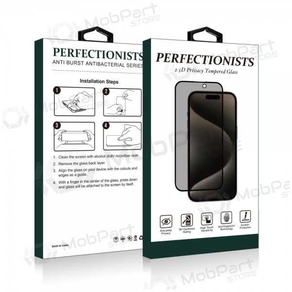 Apple iPhone 16 Pro Max Schutzglas - 2.5D Privacy Perfectionists